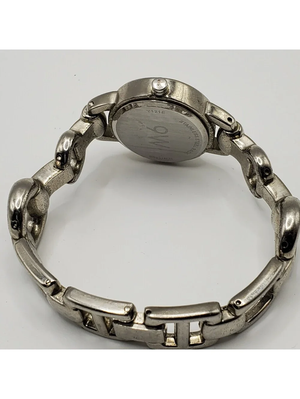 Nine West Watch Women 29mm Silver Tone Oval New Battery